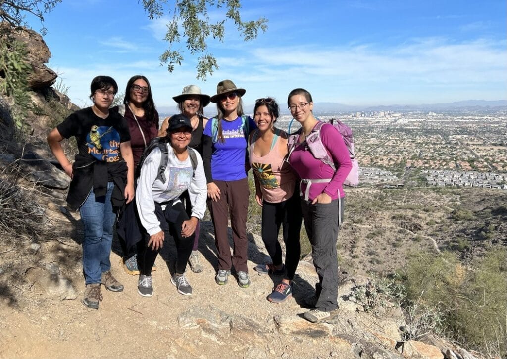 Group photo of ESSA hikers.